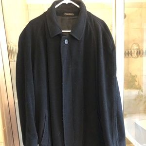 Wool and Cashmere peacoat pea coat mens XL.  Very elegant and soft.